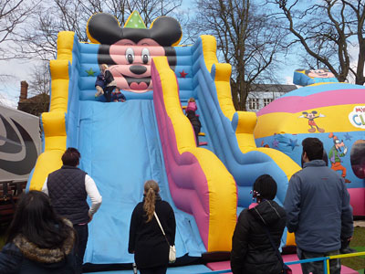 Mickey Mouse Inflatable Slide